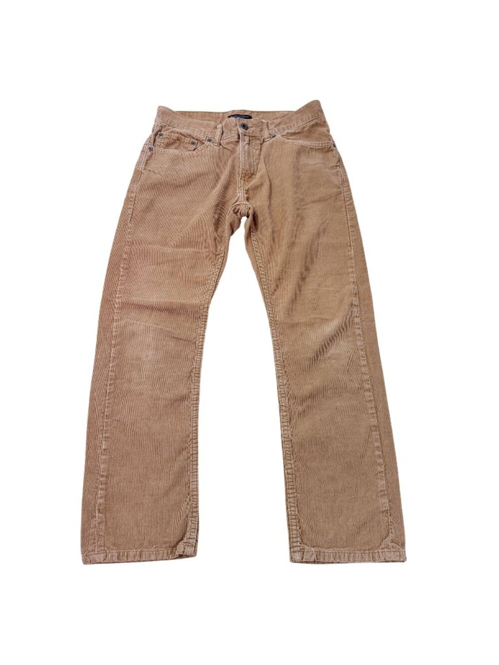 Banana Republic Men’s Tan Corduroy Straight Leg Pants 30x30 Pima Cotton